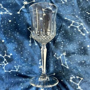 Vintage Mikasa Crystal Wine Glass
